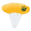 Baylor University Secondary Logo Heart Love Cupcake Picks Toppers Decoration Set of 6