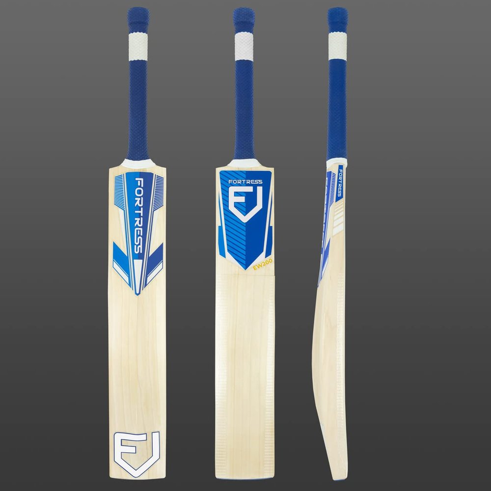 FORTRESS English Willow Cricket Bats - MCC Conformed - 4 Grades & Multiple Sizes (Grade 2, Short Handle (2lbs 7oz 2lbs 11 oz))