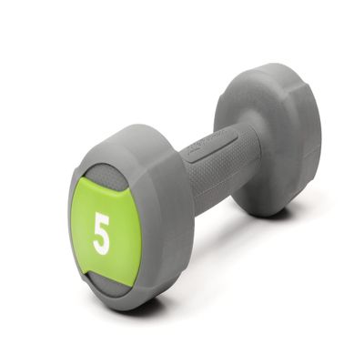 LIFE FITNESS STUDIO INDIVIDUAL GREY URETHANE 15LB DUMBBELL