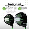 BombTech Golf - 4.0 Driver and 3 Wood Bundle (9 Stiff) - Premium Golf Wood Set for Men - Easy to Hit Off Tee - Max Forgiveness and Accuracy view 3
