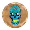 Sugar Skull Golfer Forged Copper Golf Ball Marker by Sunfish view 1