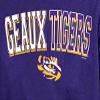 New World Graphics Mens Purple College Geaux Slogan Hoodie Sweatshirt(Large) view 2