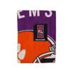 Northwest NCAA Stripes Beach Towel, 30" x 60" Clemson Tigers view 3