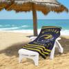 Northwest NCAA Stripes Beach Towel, 30" x 60" Michigan Wolverines view 1