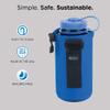 Nalgene Bottle Sleeve - Neoprene Water Bottle Sleeve - Prevents Condensation, Insulates Beverages - Nalgene Bottle Holder Sleeve - Designed for 32 oz Nalgene Bottle - Grey view 3