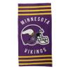Northwest NFL Stripes Beach Towel, 30" x 60" Minnesota Vikings view 2