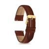 1302 18mm Women's Watch Bands, 20mm Women's Leather Watch Bands, Easy Interchangeable Watch Band, Quick Release Buckle, Fits Many Brands (14mm, Brown/Gold Buckle) view 1
