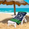 Northwest NFL Stripes Beach Towel, 30" x 60" Seattle Seahawks view 1