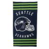 Northwest NFL Stripes Beach Towel, 30" x 60" Seattle Seahawks view 2