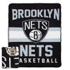 Northwest NBA Singular Silk Touch Throw Blanket, 45" x 60" Brooklyn Nets view 2