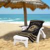 Northwest NCAA Stripes Beach Towel, 30" x 60" Purdue Boilermakers view 1
