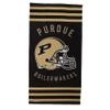 Northwest NCAA Stripes Beach Towel, 30" x 60" Purdue Boilermakers view 2
