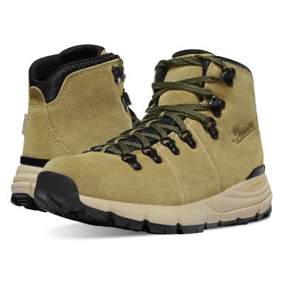Danner Mountain 600 Hiking Boots for Women - Waterproof, Durable Suede Upper, Breathable Lining, Triple-Density Footbed & Vibram Traction Outsole, Antique Bronze/Murky Green - 10.5 M