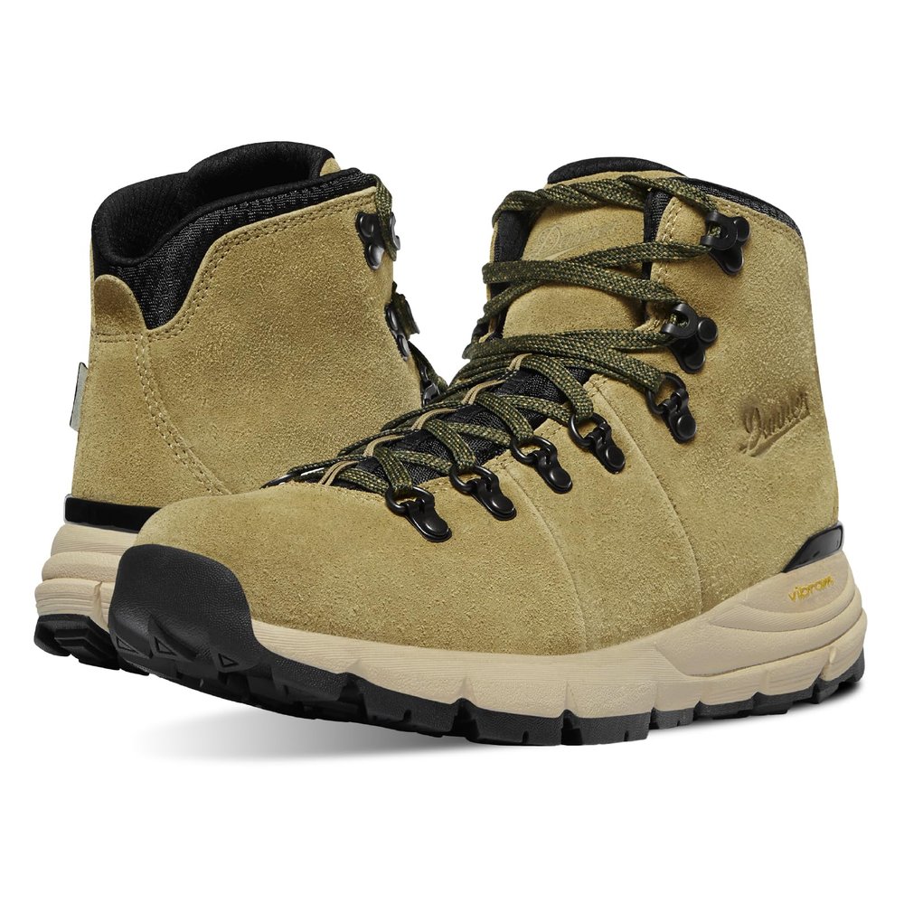 Danner Mountain 600 Hiking Boots for Women - Waterproof, Durable Suede Upper, Breathable Lining, Triple-Density Footbed & Vibram Traction Outsole, Antique Bronze/Murky Green - 10.5 M