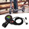 Electric Scooter Thumb Throttle, Durable Electric Bike Control Panel Easy Operation Plastic USB 24V 36V 48V LCD for Replacement view 2