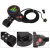 Electric Scooter Thumb Throttle, Durable Electric Bike Control Panel Easy Operation Plastic USB 24V 36V 48V LCD for Replacement view 3