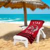 Northwest NCAA Stripes Beach Towel, 30" x 60" Utah Utes view 1