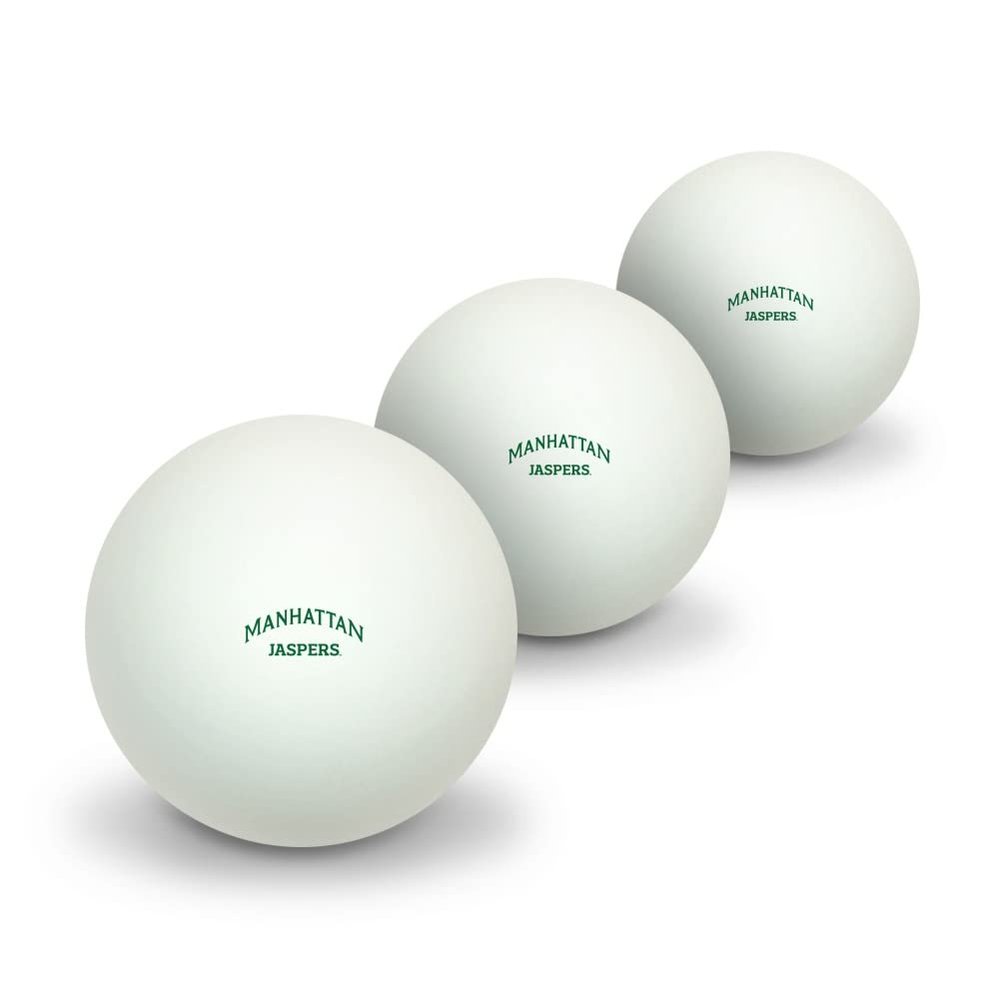 GRAPHICS & MORE Manhattan College Secondary Logo Novelty Table Tennis Ping Pong Ball 3 Pack