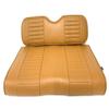 Huskey Front Golf Cart Seat Covers for Club Car DS 2000.5-2013.5 Gas and Electric Models, Buckskin/Carmel Color, Custom Fit, 1/2" Padding, Marine Grade Vinyl view 1