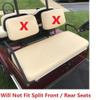 Huskey Front Golf Cart Seat Covers for Club Car DS 2000.5-2013.5 Gas and Electric Models, Buckskin/Carmel Color, Custom Fit, 1/2" Padding, Marine Grade Vinyl view 3