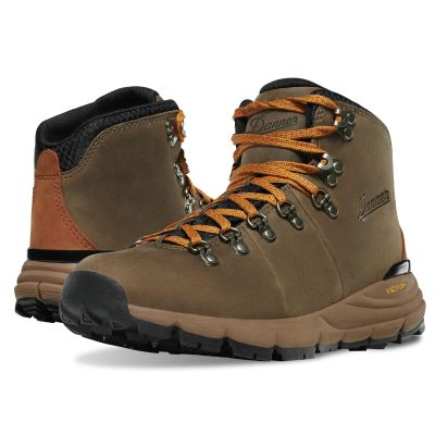 Danner Mountain 600 Waterproof Hiking Boots for Men - Lightweight, Durable Upper, Breathable Lining, Triple-Density Footbed & Vibram Traction Outsole, Chocolate Chip/Golden Oak - 10.5 D