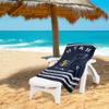 Northwest NBA Stripes Beach Towel, 30" x 60" Utah Jazz view 1