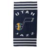 Northwest NBA Stripes Beach Towel, 30" x 60" Utah Jazz view 2