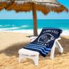 Northwest NFL Stripes Beach Towel, 30" x 60" Tennessee Titans view 1