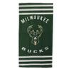 NORTHWEST NBA Stripes Beach Towel, 30" x 60" Milwaukee Bucks view 2