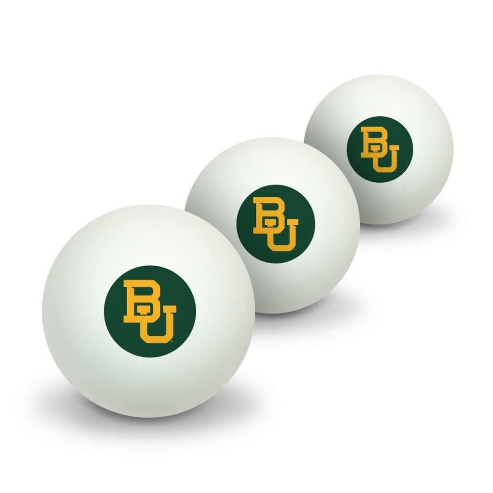GRAPHICS & MORE Baylor University Primary Logo Novelty Table Tennis Ping Pong Ball 3 Pack