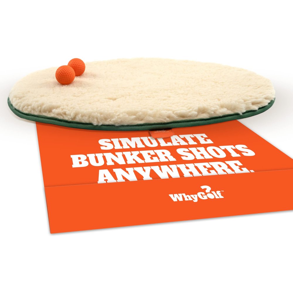 WHYGOLF Bunker Mate - Golf Simulator Bunker Addition, Develop Better Technique and Consistency Out of Bunkers, Improve Golf Bunker Technique from Home with Our Golf Training Aid