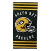 NORTHWEST NFL Stripes Beach Towel, 30" x 60" Green Bay Packers view 2