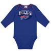 NFL Baby 2-Pack Long Sleeve Bodysuit, Buffalo Bills, 0-3 Months Team Color view 2