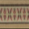 Antique Flowers Ribbon on Copper Gold Nylon Webbing Closeout (1 Inch, 5 Yards) view 2
