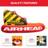 AIRHEAD Lil' Mable, Towable Tube, 1 Rider, Orange view 3