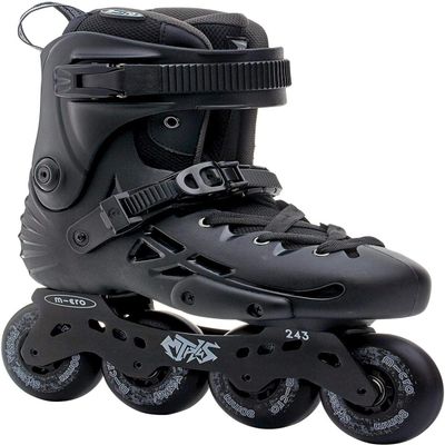Micro delta MT Plus - for Adult Urban Beginner, Fitness Skating, Skates for City, Freeride (Black,EU 40 / USM 7.5 / USL 8 / 260mm)