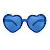 FEISEDY Heart Shaped Sunglasses Party Glasses Disco Transparent Candy Color Trendy Love Glasses B4124 view 2