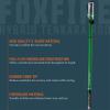 DRAGONtail Foxfire zx280 Zoom Zoom Fiberglass - Hybrid Tenkara Rod, Furled Line Kit - Green view 2