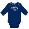 Gerber NFL Baby Boys' 2 Pack Long Sleeve Bodysuit, Team Color view 2