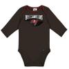 NFL Baby 2-Pack Long Sleeve Bodysuit, Tampa Bay Buccaneers, 0-3 Months Team Color view 2