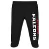 Gerber NFL Baby Boys' 3Pc Bodysuit, Footed Pant, & Cap Set, Atlanta Falcons, 0-3 Months view 3