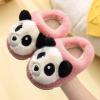 Toddler House Slippers Girls Boys Home Slippers Warm Plush Slippers Toddler Cute Home Slipper Winter Indoor Shoes (Watermelon Red, 18-24 Months) view 2