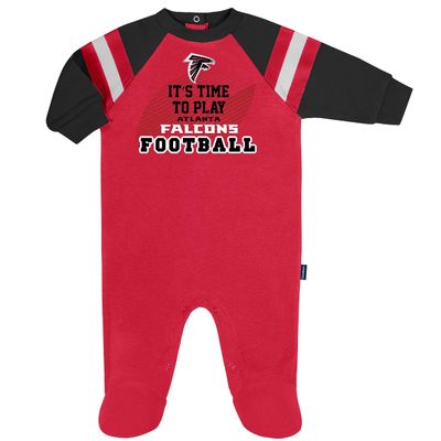 Gerber NFL Baby Boys Sleep 'N Play Footie, Atlanta Falcons, 0-3 Months Team Color