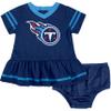NFL Baby Girls' Dress & Diaper Cover, Tennessee Titans, 0-3 Months view 1