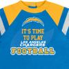 Gerber NFL Baby Boys Sleep 'N Play Footie, Los Angeles Chargers, 6-9 Months Team Color view 2