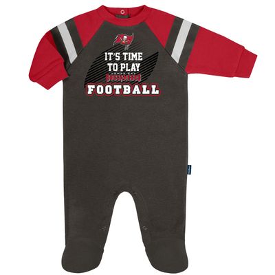 Gerber NFL Baby Boys Sleep 'N Play Footie, Tampa Bay Buccaneers, 0-3 Months Team Color