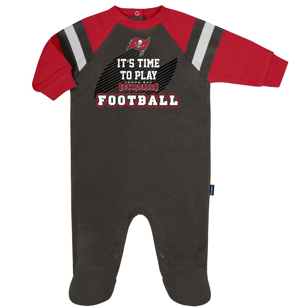 Gerber NFL Baby Boys Sleep 'N Play Footie, Tampa Bay Buccaneers, 0-3 Months Team Color