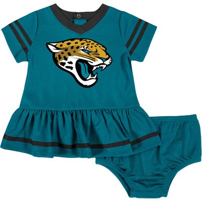 NFL Baby Girls' Dress & Diaper Cover, Jacksonville Jaguars, 6-12 Months