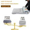 Gehannah Thick Camping Sleeping Pad, Soft Comfortable Microfiber Camping Cot Pads for Adults, Lightweight Foldable Sleeping mats for Traveling Hiking Backpacking Traveling (Grey Thicker) Large view 4