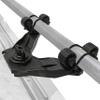 Atader Kayak Paddle Holder, Kayak Accessories for Fishing, Dual Head Kayak Track Mount Accessories, Offset Paddle Holder for Kayaking, Kayak Rail Accessories Black view 1